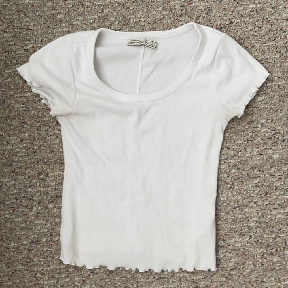 White Shirt with ruffles